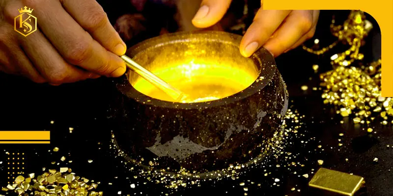 مثقال طلای آب شده